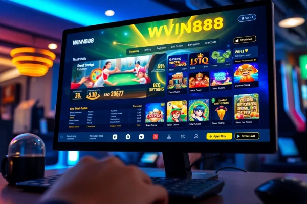 Experience the excitement of betting at winvn88.live with dynamic online gaming visuals.