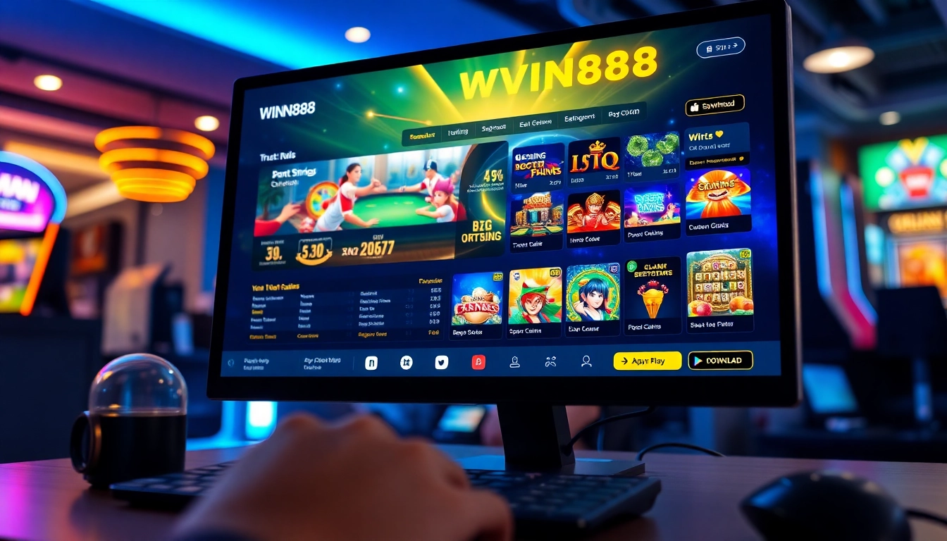 Experience the excitement of betting at winvn88.live with dynamic online gaming visuals.