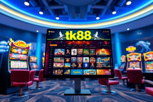 Discover the exciting gaming interface at tk88win.live with vibrant graphics and intuitive navigation.