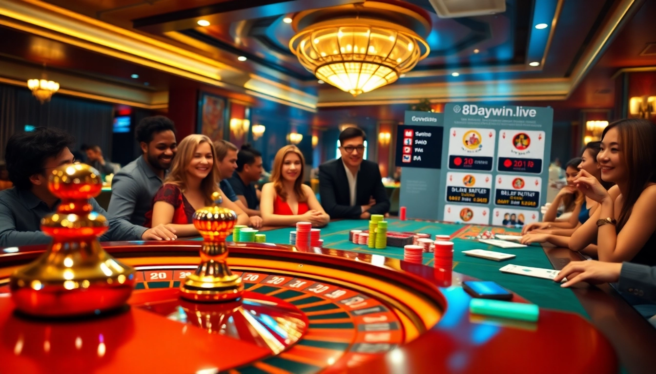 Experience the excitement of online gambling at 8daywin.live with thrilling poker and roulette.
