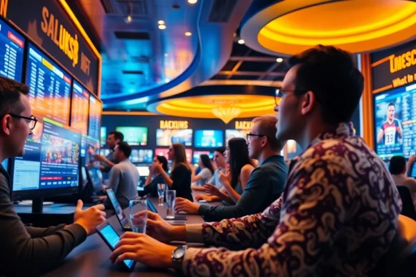 Engaging online gambling experience at luck8win.live showcasing players and gaming interface.