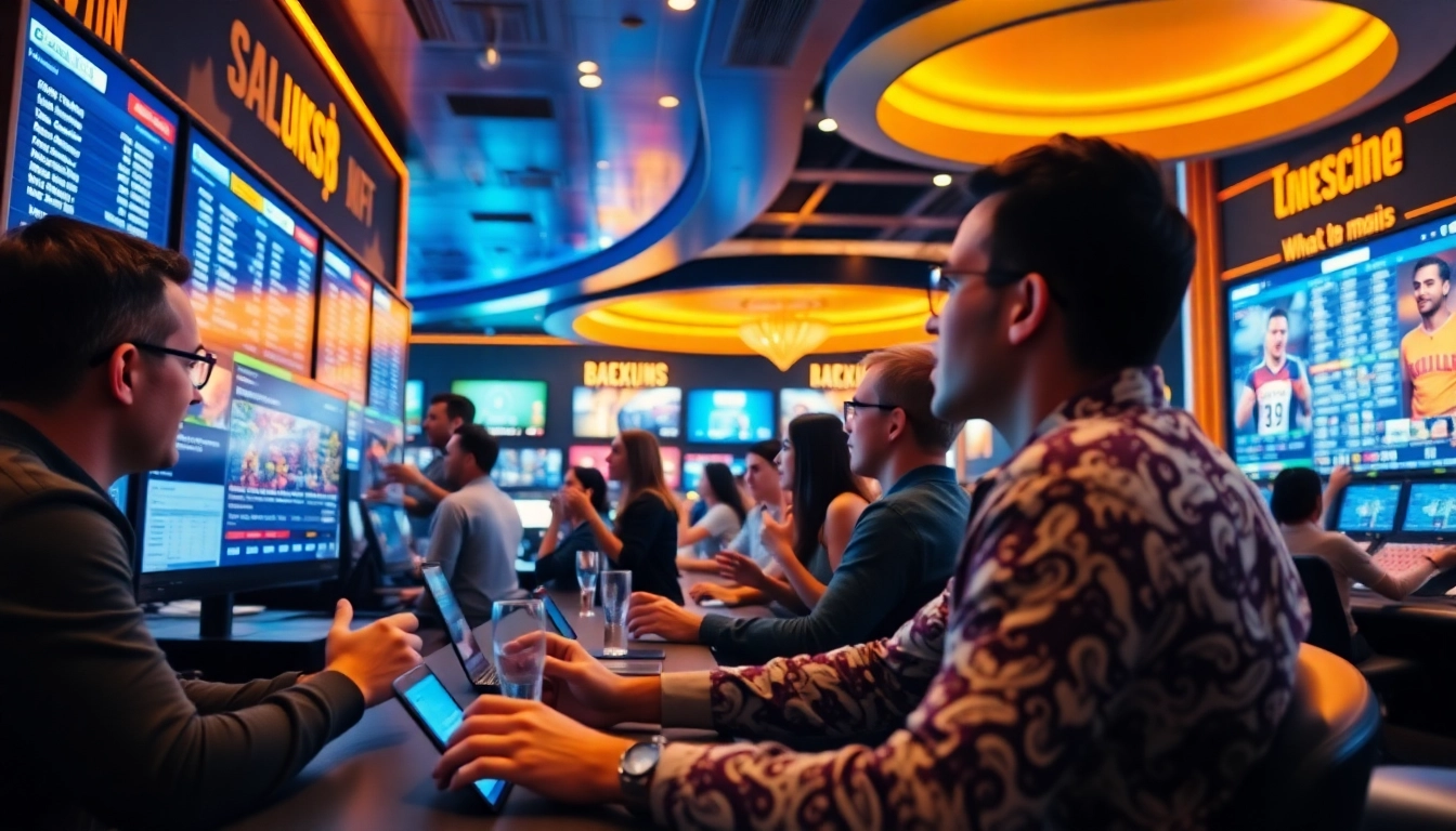 Engaging online gambling experience at luck8win.live showcasing players and gaming interface.